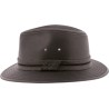 Chapeau petit bord en coton impermeable avec œillets métalliques