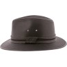 Small brim hat  waterproof cotton with metal eyelets