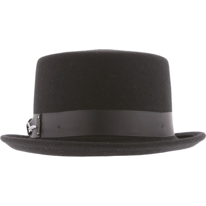petit haut de forme chapeau feutre noir