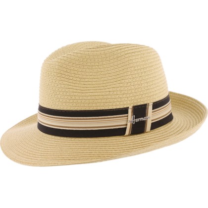chapeau de paille beige