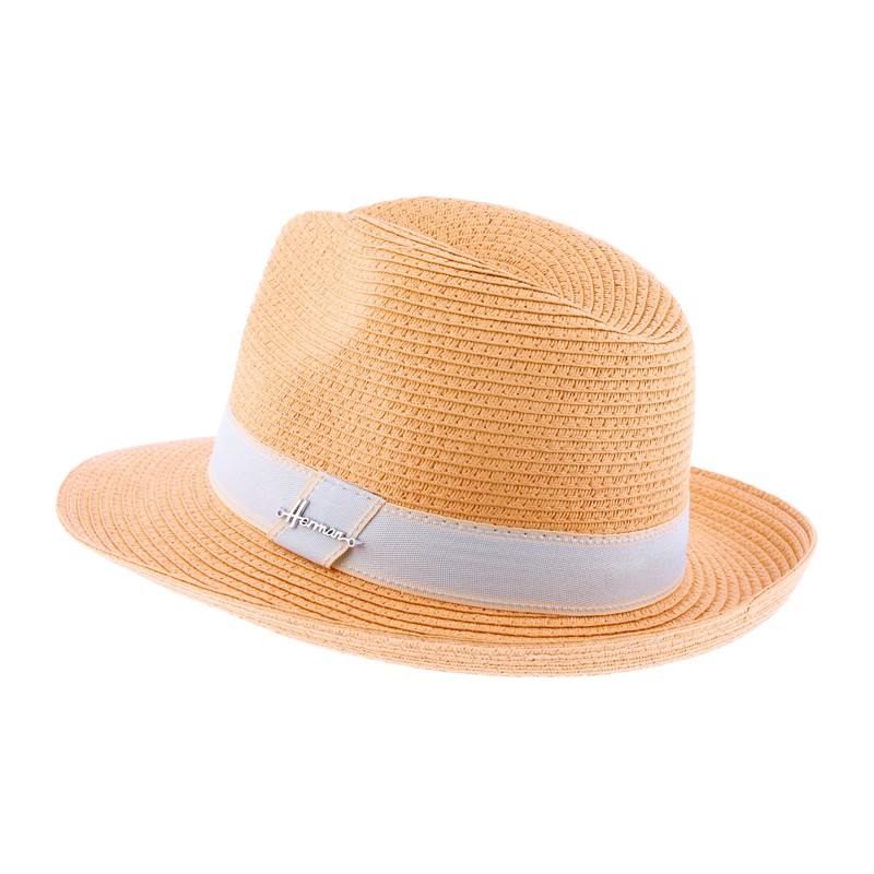 chapeau orange été