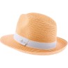 chapeau orange été