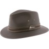 Chapeau petit bord en coton impermeable avec oeillets métalliques