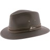 Small brim hat waterproff cotton with metal eyelets