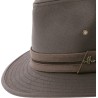 Small brim hat waterproff cotton with metal eyelets