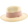 chapeau de paille polypropylène (artificielle) avec protection upf50