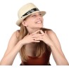 chapeau mixte en paille papier leger