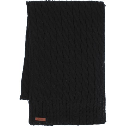 Plain twisted scarf. Dimension 160x25 cm