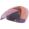 Casquette plate patchwork