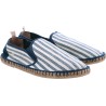 Striped, cotton espadrilles, with comfortable cotton fabric insole, el