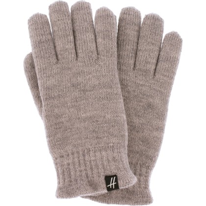 gant femme en maille avec doublure en plush doux