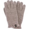 Gants femme en maille unie doublés en teddy plush