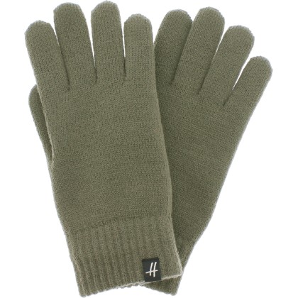 Gants homme en maille unie doublés en teddy plush