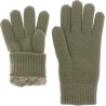 gant homme en maille avec doublure en plush teddy
