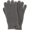 Gants femme en maille gris foncé