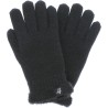 gant femme en maille avec doublure en plush teddy