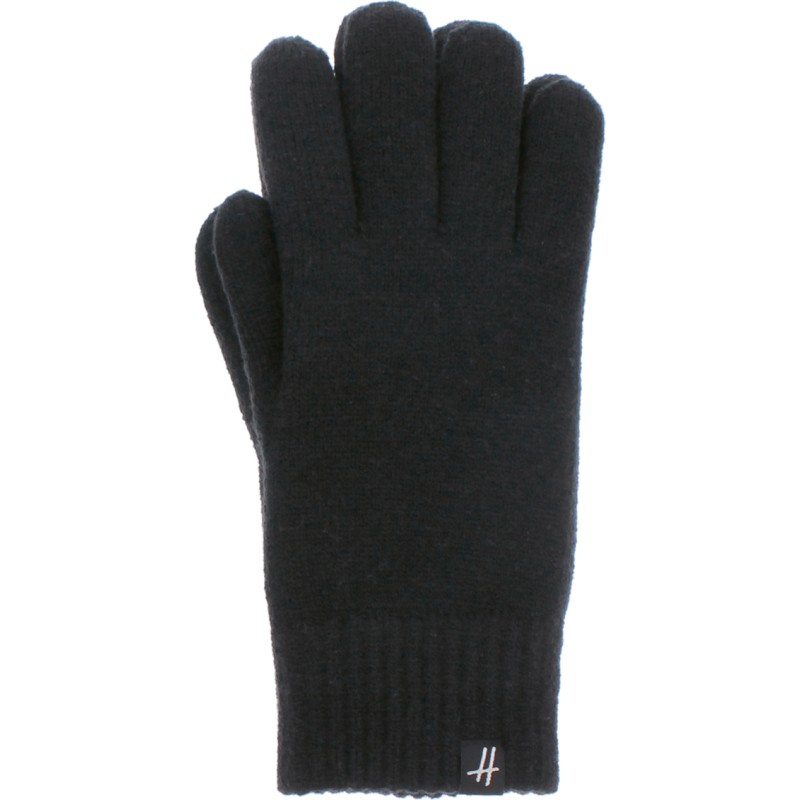 Gants homme en maille unie doublés en teddy plush