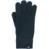 Gants homme en maille unie doublés en teddy plush