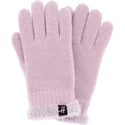 gant enfant en maille avec doublure en plush teddy