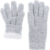 Gants femme en maille unie avec lurex doublé en teddy p