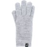 Gants femme en maille unie avec lurex doublé en teddy p