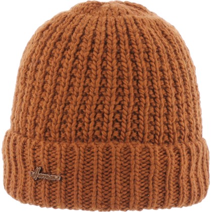 bonnet enfant hiver herman avec revers, en maille recyclee et doublure en plush