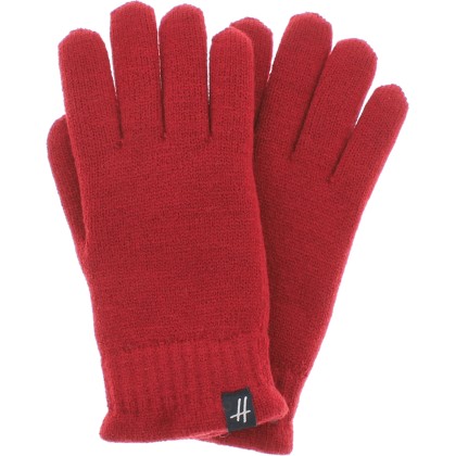 Gants femme en maille unie doublés en teddy plush