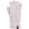 gant femme en maille coloris beige