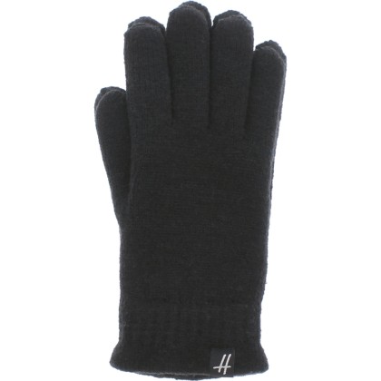 Gants femme en maille unie doublés en teddy plush