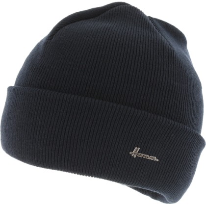 Bonnet tricot uni avec revers