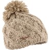 Bonnet enfant tricot losanges uni + pompon