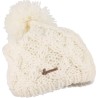 Bonnet enfant tricot losanges uni + pompon