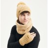 mitaines gants en maille polyester recyclé