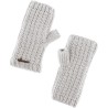 Plain adult mittens knitted with 80% recycled plastic thread. Lined in