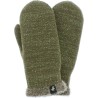 Moufles femme  en maille unie avec lurex  poignet et doublure en teddy