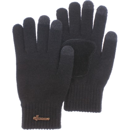 SET Cuffed beanie, pair of tactile gloves with palm and neck reinforce