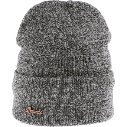 Set consisting of a plush-lined cuffed beanie, a neck warmer and a pai