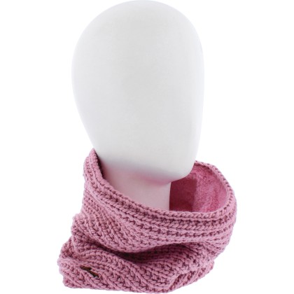 Adult neckband knitted with 80% recycled plastic thread. Lined in ultr