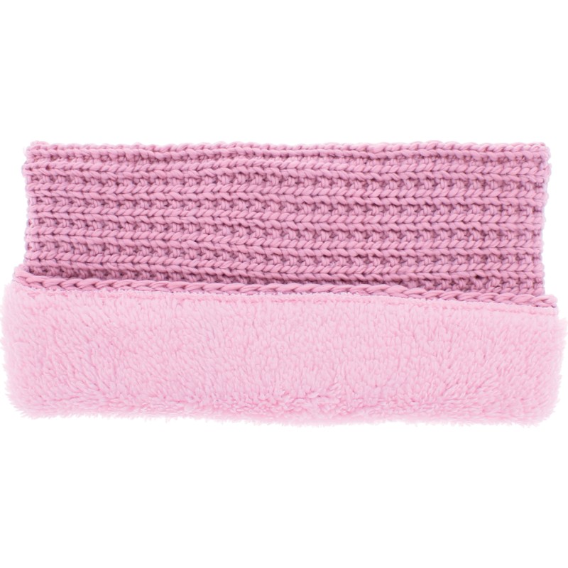 Adult neckband knitted with 80% recycled plastic thread. Lined in ultr