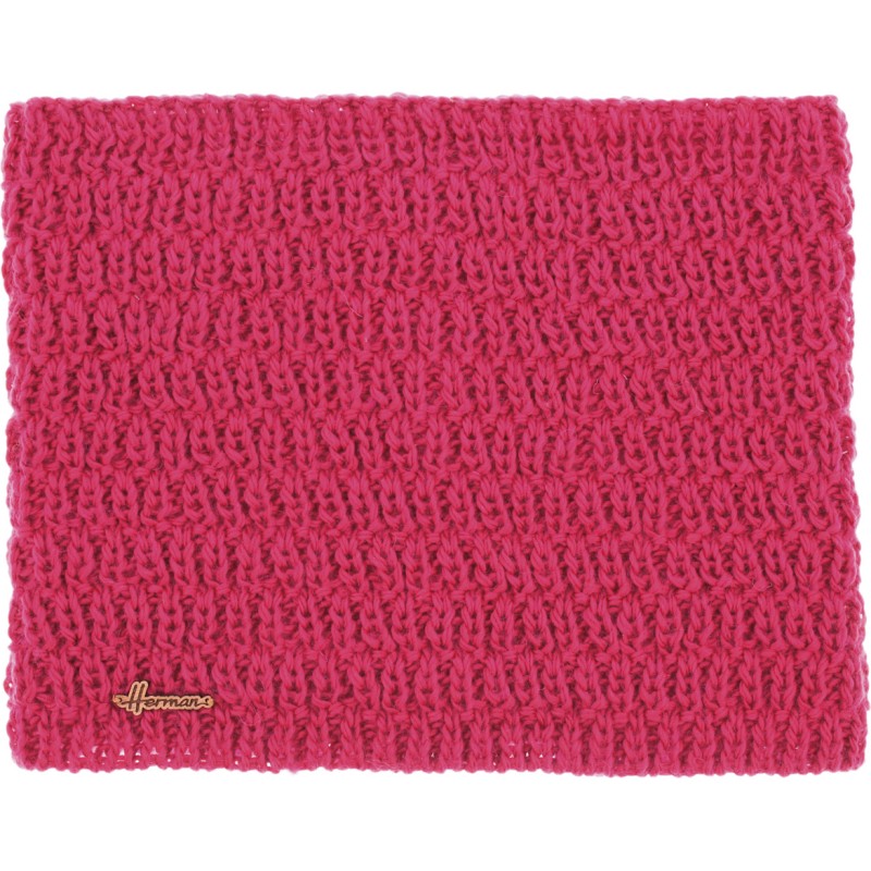 Tour de cou en maille unie doublé plush
