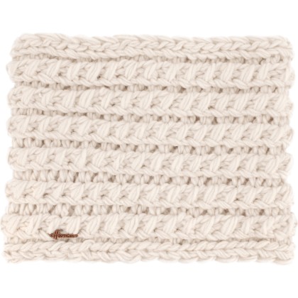Mega plain color adult neckwarmer knitted with 30% wool yarn. Lined in