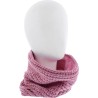 neckband knitted with 80% recycled plastic thread. Lined in ultra soft