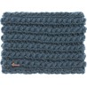 Mega plain color adult neckwarmer knitted with 30% wool yarn. Lined in