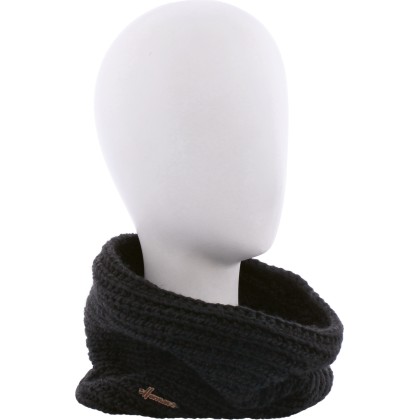 Adult neckband knitted with 80% recycled plastic thread. Lined in ultr