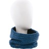 neckband knitted with 80% recycled plastic thread. Lined in ultra soft
