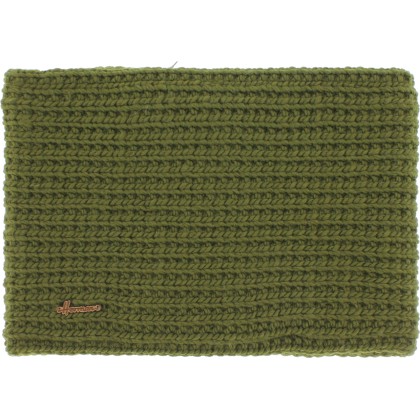 neckband knitted with 80% recycled plastic thread. Lined in ultra soft