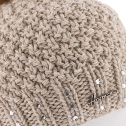 bonnet femme avec strass