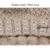 bonnet hiver doublure en plush