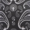 tour de cou motif paisley noir