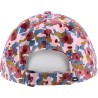 Flower pattern baseball cap. Velcro closing